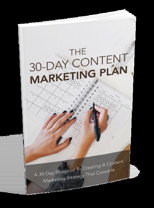 Product picture The 30-Day Content Marketing Plan-MRR